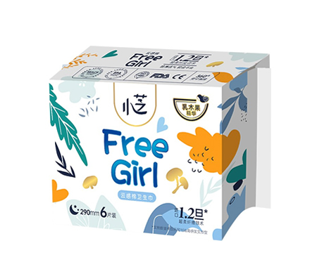 小芝Free Girl云感棉夜用型衛生巾組